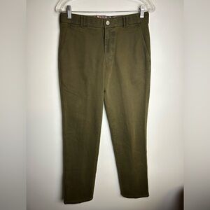 Meyer Fabric by Cramer Olive Green Men's jeans Size 30x32 minimalist neutral